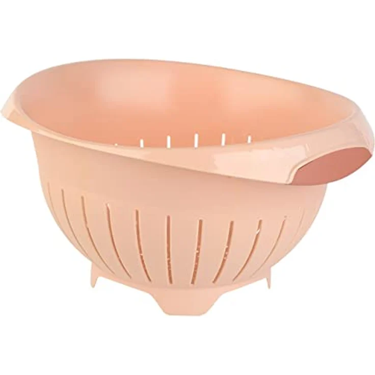 Engelland Nudelsieb Abtropfsieb, Seiher, Kunststoff, (Vorteils-Set, 1-St, Ø 24,5 cm), spülmaschinengeeignet, BPA-frei, lebensmittelecht – Bild 1