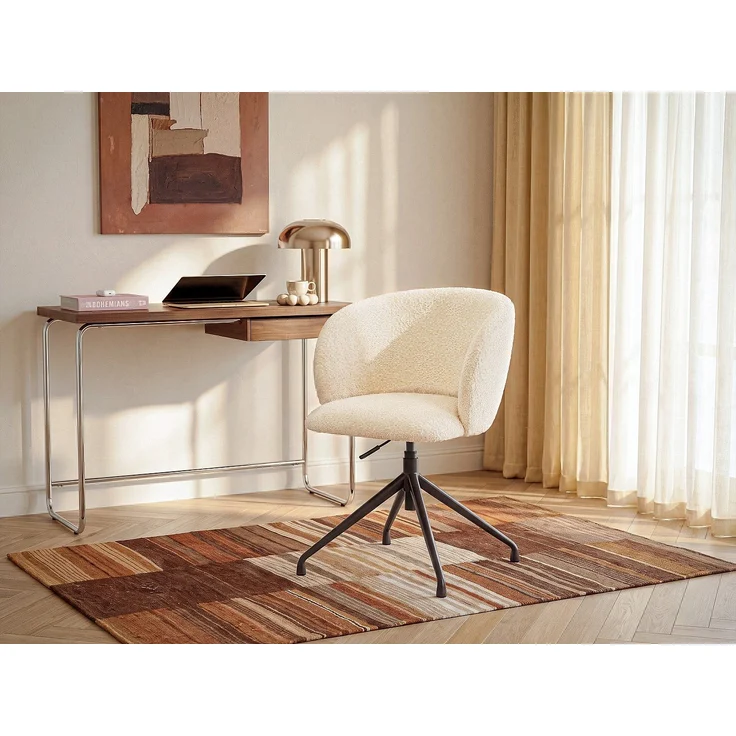 Vente-unique - DUMALI - Bürostuhl ohne Armlehnen - Metall - Weiß - 59 x 56 x 78.5 cm – Bild 2