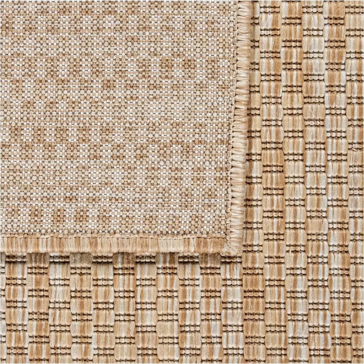 TT Home Teppich, Rechteckig, Höhe: 4 mm, Teppich Outdoor Wohnzimmer Esszimmer Balkon Wetterfest – Bild 3