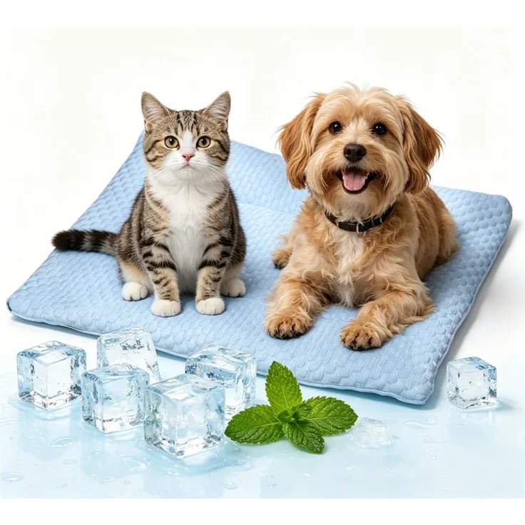 Ledander Hundematte Kühlmatte für Hunde Hundematte Bett Kühldecke Kühlkissen für Katzen, Waschbar Haustiere für Zuhause Unterwegs oder im Auto