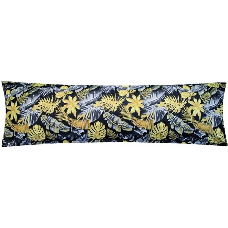Heubergshop Seitenschläferkissenbezug, (1 Stück), 40x145cm Tropische Blätter Geblümt 100% Baumwolle Bezug (Z-002/4) – Bild 1