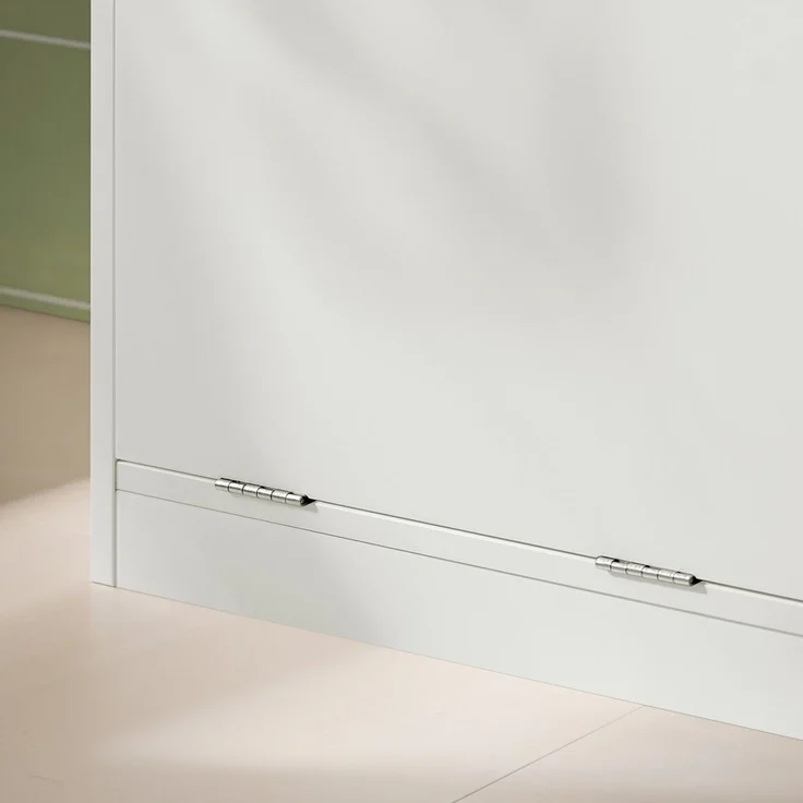 SoBuy BZR79-W Wäscheschrank, MDF, Lackiert, Weiß, 71 x 85 x 33 cm – Bild 8