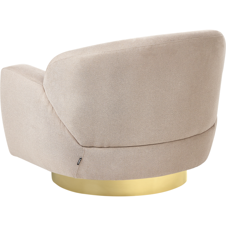Sessel LEJRE Stoff Taupe – Bild 5