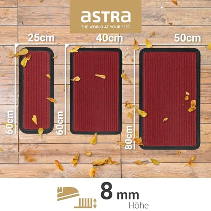 ASTRA Fußmatte Border Star 1, rechteckig, Höhe: 8 mm, Türmatte, Schmutzfangmatte, In -und Outdoor geeignet – Bild 4