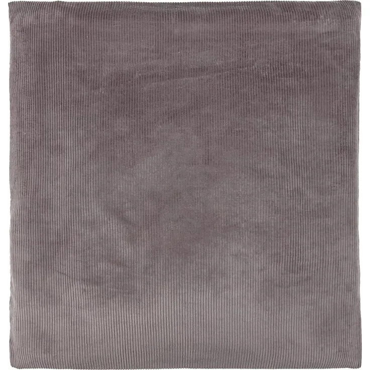 KraftKids Bezug für Wickeltischauflage Cord Breitcord Grau breit 78 x tief 78 cm z. B. für MALM oder HEMNES Kommodenaufsatz von KraftKids