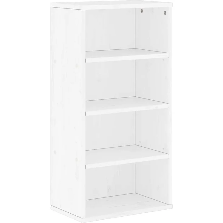 vidaXL 5-tlg. Wohnwand mit Stauraum ODDA Weiß Massivholz Kiefer 3365371 – Bild 7