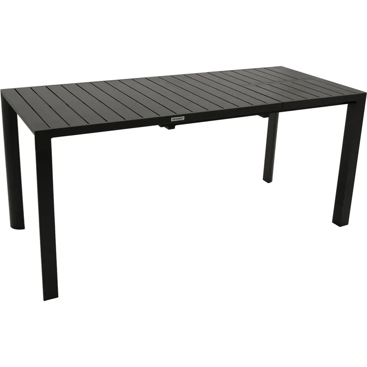 DEGAMO LAGOS Garten-Ausziehtisch, Aluminium, anthrazit, 120/162x70cm – Bild 1