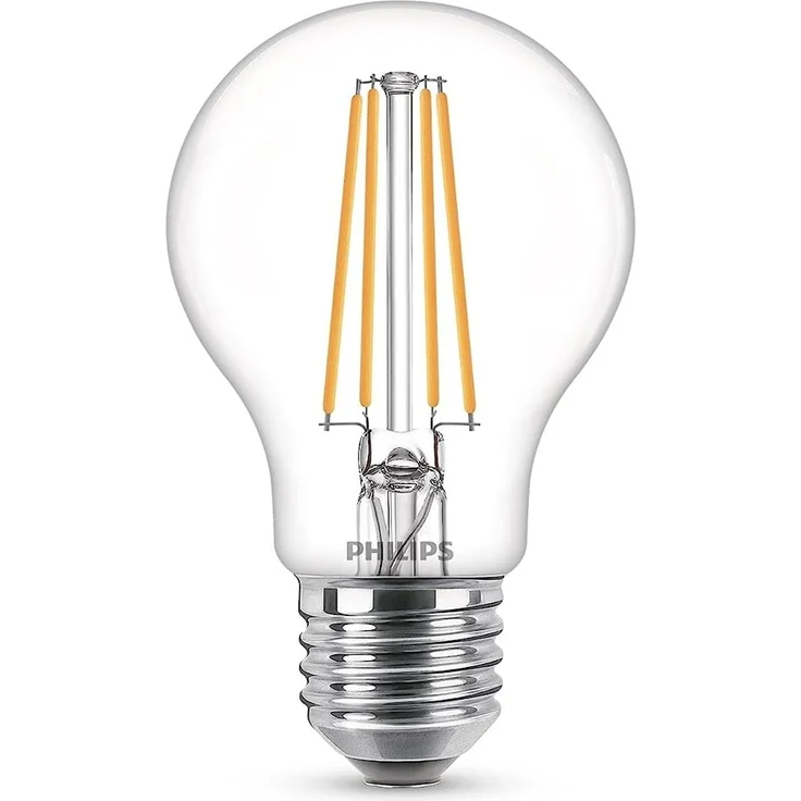 Philips LED classic Lampe 60W E27 Warmweiß 806lm klar 2erPack – Bild 2