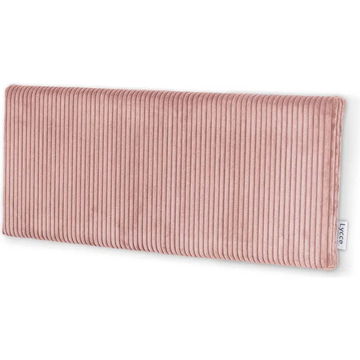 Lycce Wandkissen - Cord, Wandpolster, Rückenkissen Sitzbank, Kopfteil Betten, Polsterung Puderrosa 30x75x4cm