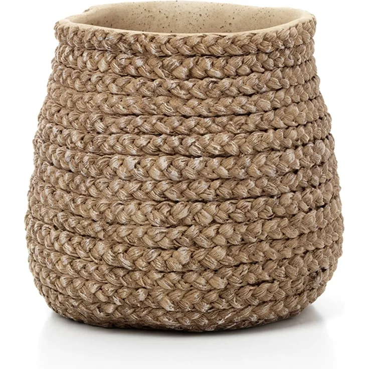 Der Fake Braided Pflanzkübel - Natur - M