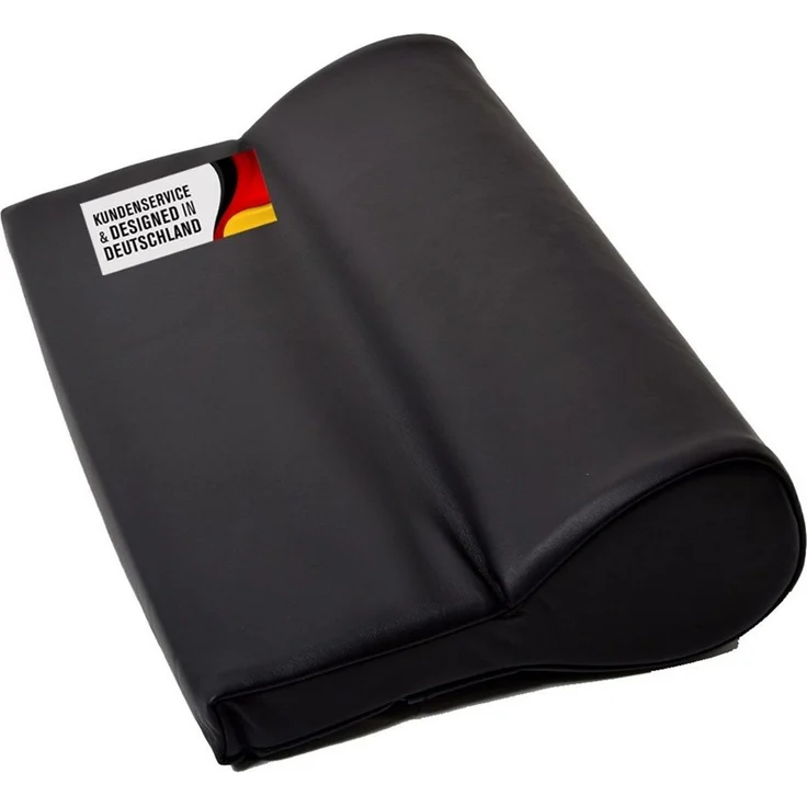 Duke-Handel Nackenkissen Nackenkissen, Nackenpolster, Nackenhörnchen, Stützkissen, 1-tlg, ölabweisender Kunstlederbezug - "Super-Soft" - angenehm und weich – Bild 1