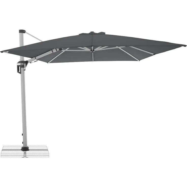 Doppler Sonnenschirm / Ampelschirm "Active II Pendelschirm 350 x 260", anthrazit, 350 x 260 cm