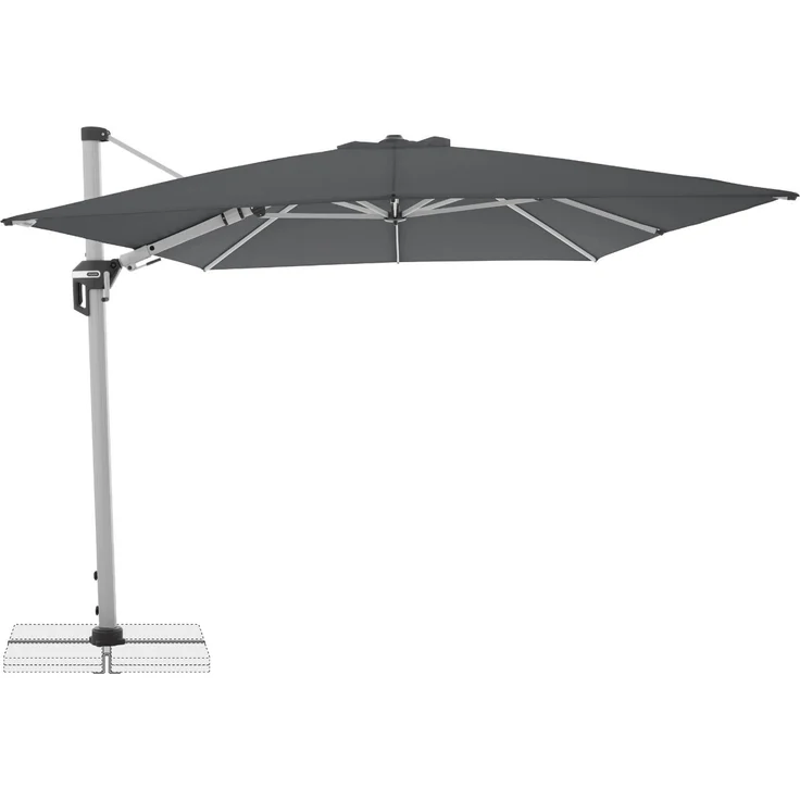 Doppler Sonnenschirm / Ampelschirm "Active II Pendelschirm 350 x 260", anthrazit, 350 x 260 cm – Bild 1