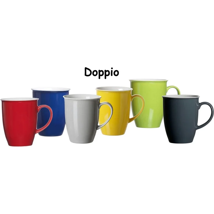 Ritzenhoff & Breker DOPPIO Kaffeebecher 320 ml Indigo Blau 4er Set – Bild 2