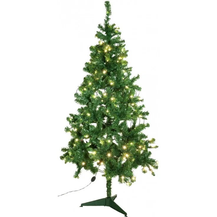 EUROPALMS Tannenbaum, beleuchtet, 180cm