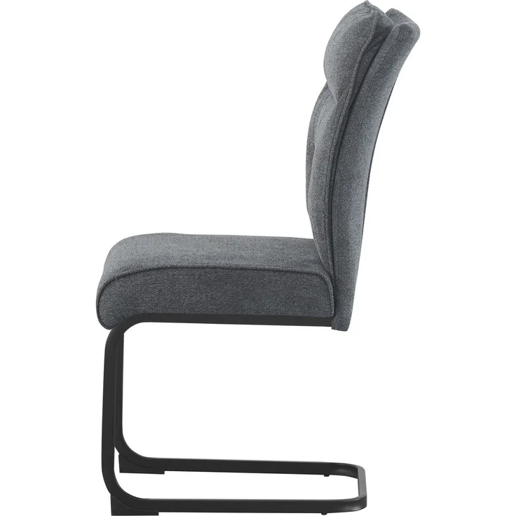 Schwinger-Stuhl 2er Set Rom Stühle in Anthrazit - gemütliches Design - B/H/T: 47x94x61 cm – Bild 6
