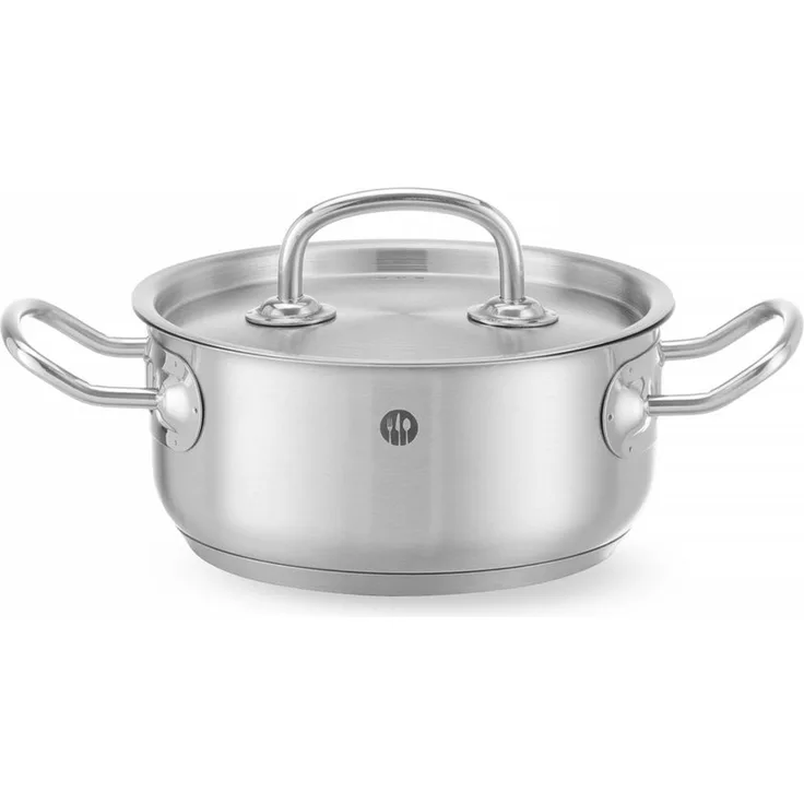 HENDI Bratentopf - mit Deckel, Kitchen Line, 4,9L, ⌀240x(H)110mm