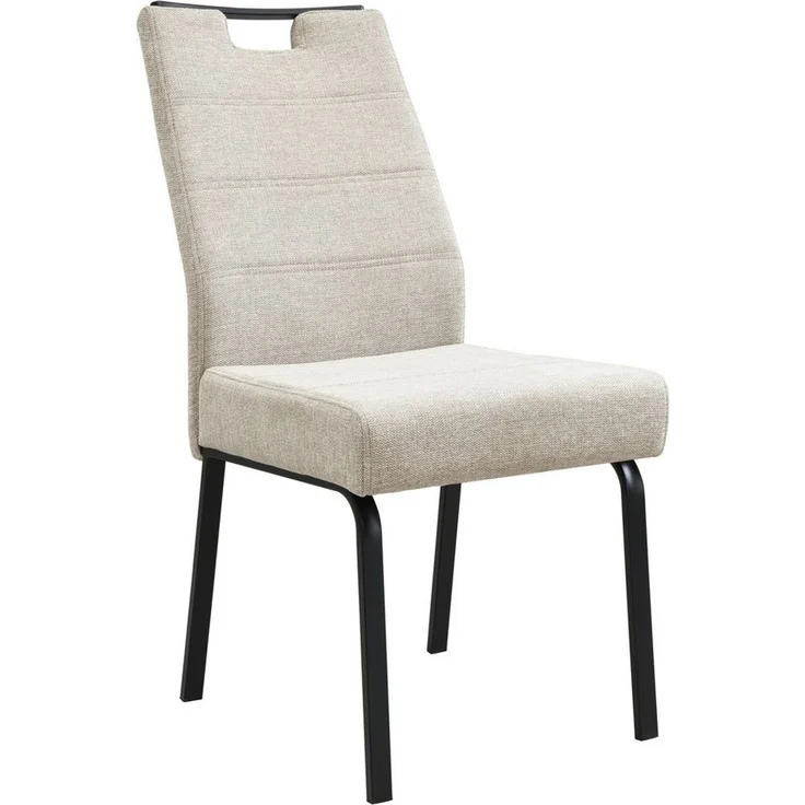 HELA 4-Fußstuhl ELVAS (Set, 2 St), XL-Sitzbreite, mit Federkorb, 140kg belastbar – Bild 2
