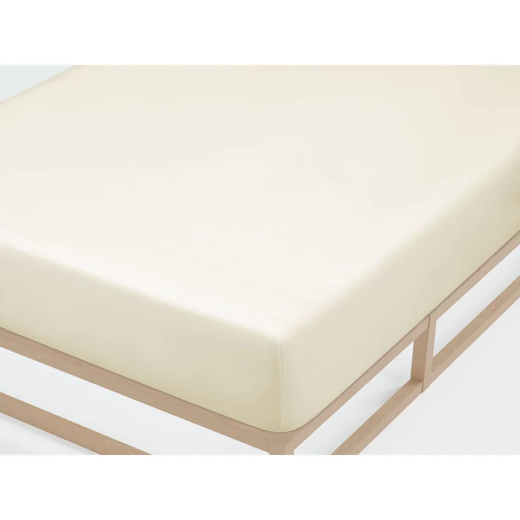 Castell Jersey-Stretch-Spannbetttuch, Natur, 1x 140x200 cm - 160x200 cm, 140x200 cm – Bild 1