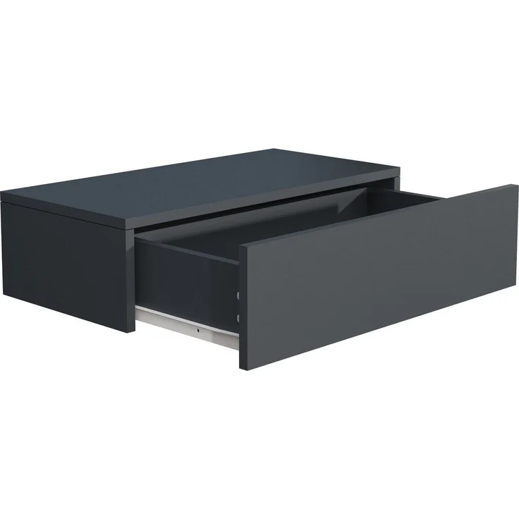 VCM Nachttisch Usal 918290 Anthrazit H. 15 x B. 60 x T. 30 cm – Bild 3