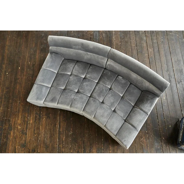 KAWOLA Sofa NERLA, Big Sofa Stoff Velvet verschiedene Farben – Bild 4