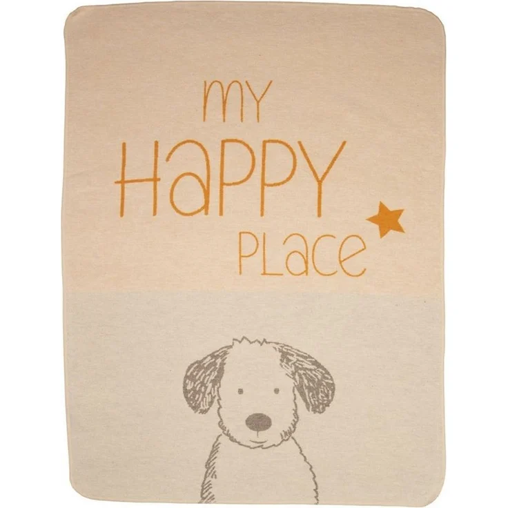 DAVID FUSSENEGGER Tierdecke Hundedecke 'my happy place' 70 x 90 cm – Bild 4