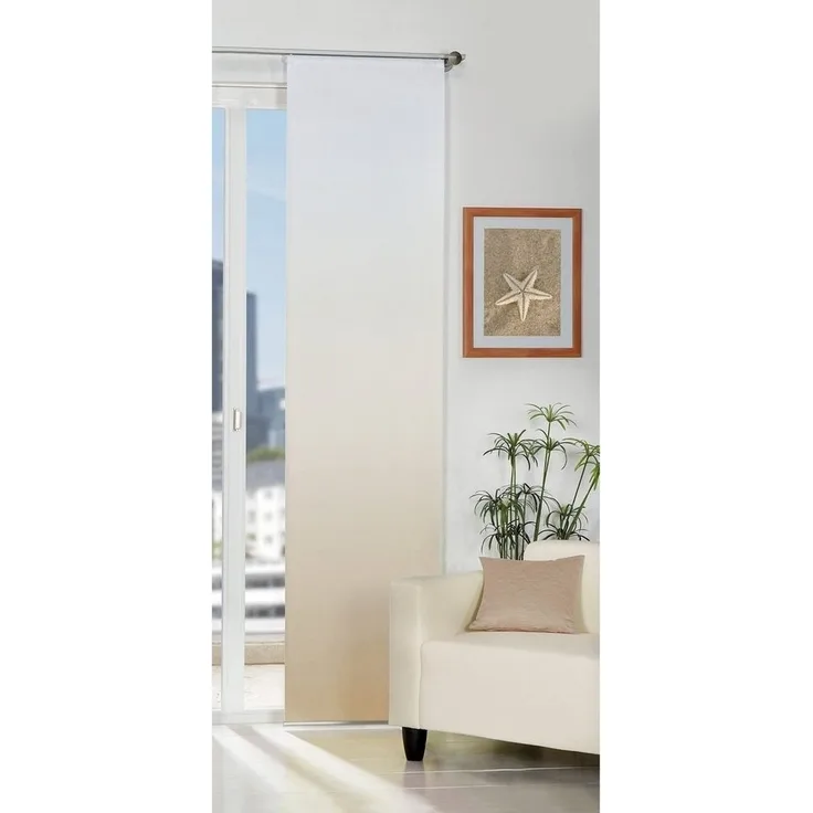 Home Wohnideen Schiebegardine Madrid 245 x 60 cm sand