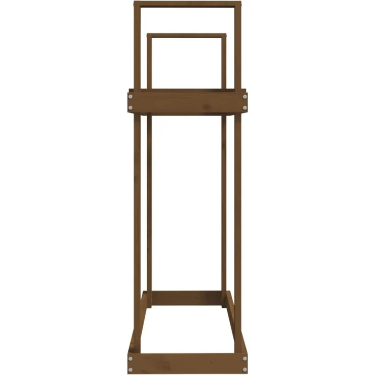 vidaXL Kaminholzregal Honigbraun 110x35x108,5 cm Massivholz Kiefer 823860 – Bild 7