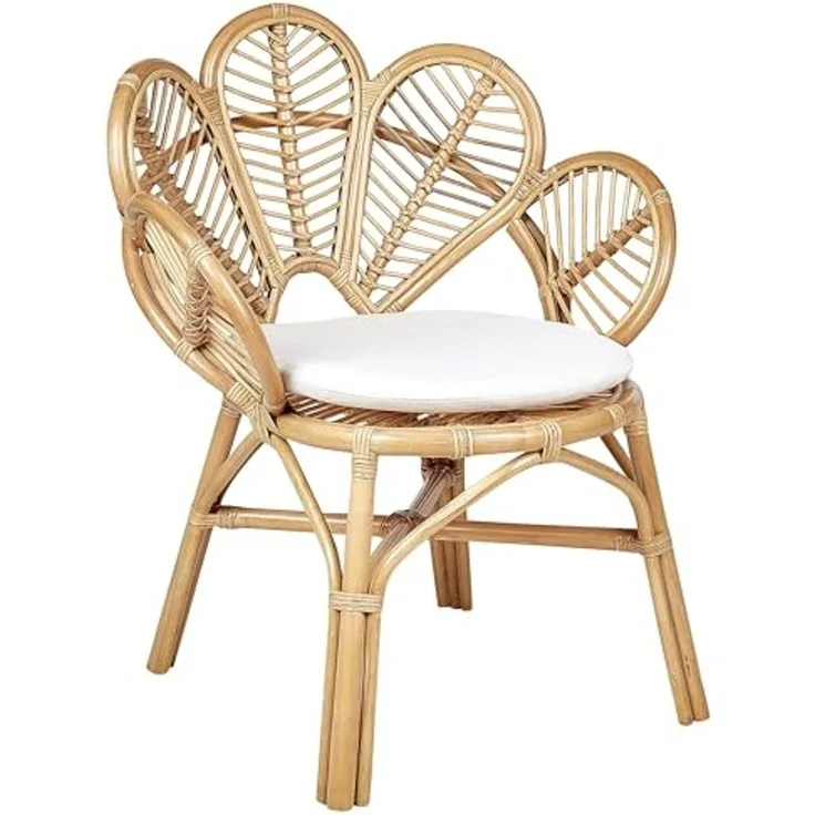 Pfauenstühle 2er Set FLORENTINE II Rattan Natürlich