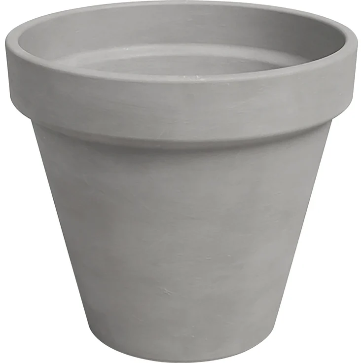 Artevasi Pflanztopf Amália Terrakotta grau Ø 31 x 28 cm – Bild 2