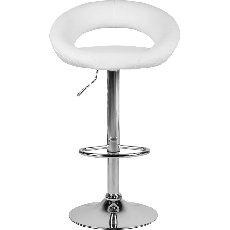 Barhocker Kunstleder weiß höhenverstellbar 2er Set PEORIA – Bild 5