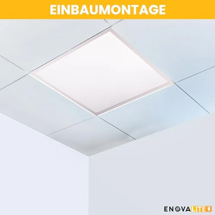 ENOVALITE LED-Panel ELED600109, 36 W, 3600 lm, 4000 K, 4 Stück – Bild 4