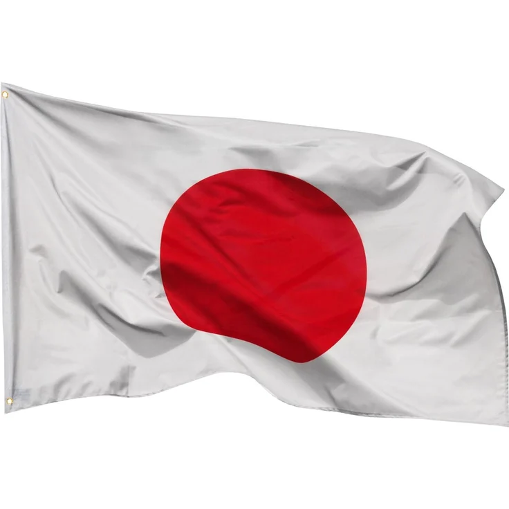 PHENO FLAGS Japan Flagge 90x150 cm - wetterbeständige Fahne mit Messingösen, 100% Polyester, robuste Doppelnaht & in lebendigen Farben - ideal für Flaggen-Liebhaber