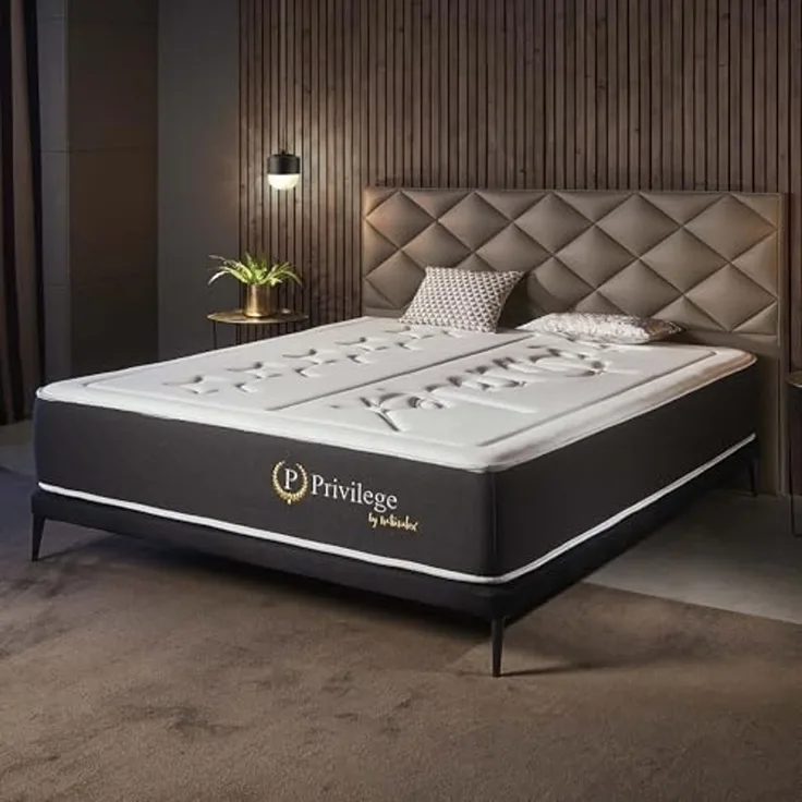 naturalex | Privilege | Matratze 140x200 cm | Hotellerie Deluxe Kollektion | Adaptiver Memory Multizonen | 30 cm Hoch | 5-Sterne-Komfort | Blue Latex System | Anti-Druckstellen | Wärmeregulierend