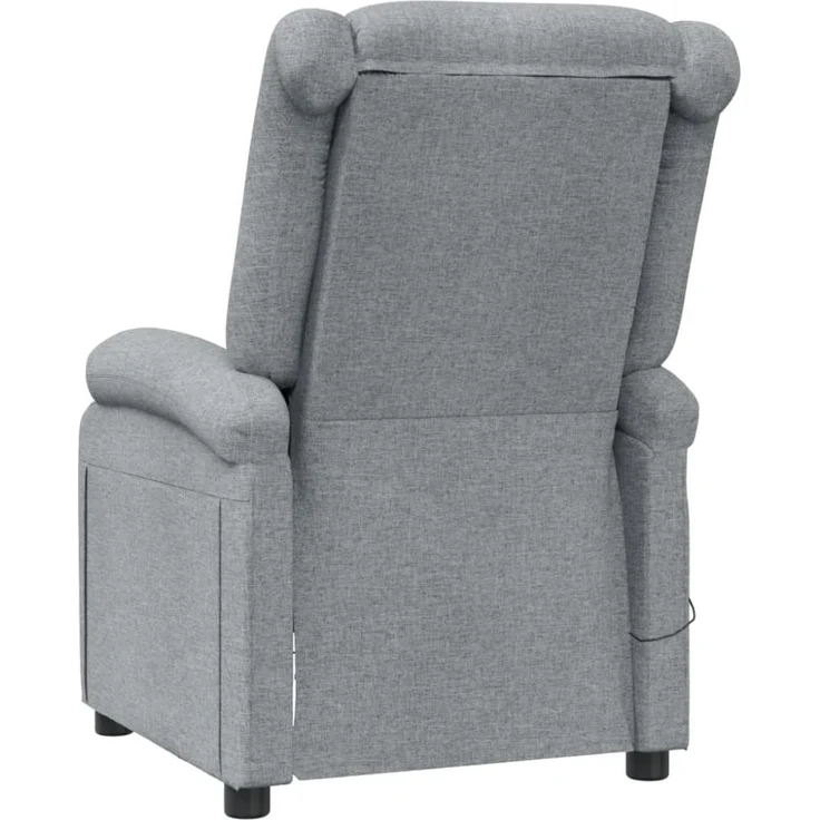 vidaXL Massagesessel Hellgrau Stoff 340936 – Bild 10