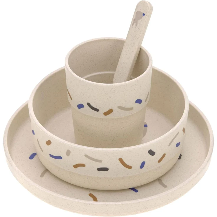 Lässig Geschirr-Set 4-tlg. Little Mateys Royal Blau – Bild 8
