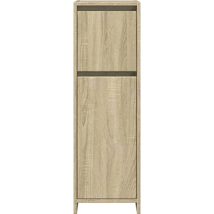vidaXL Badezimmerschrank Sonoma-Eiche 30x30x95 cm Holzwerkstoff 849607 – Bild 3