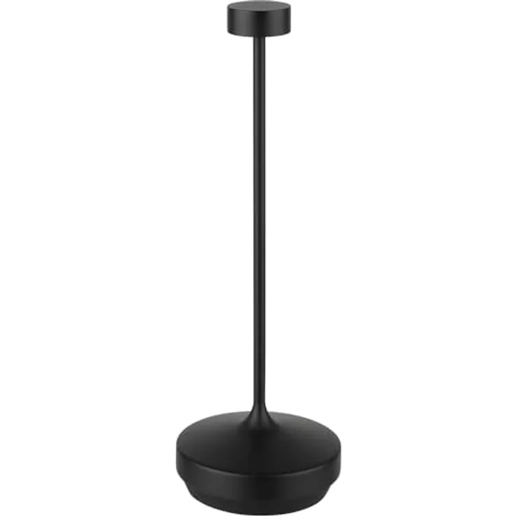 APS NISSRIN LED Akku-Tischleuchte, dimmbar, 1,5 W, Farbtemperatur 2.200-3.500 K, schwarz