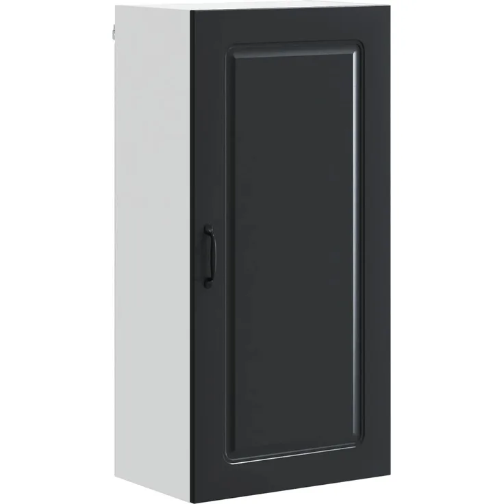 Hängeschrank, Küchenschrank Schwarz 50 x 31 x 100 cm Holzwerkstoff