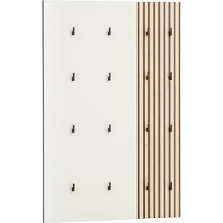 MID.YOU Garderobenpaneel Eiche Beige, Holzwerkstoff mit Aufhängemöglichkeit, 73.5x109x2.6 cm