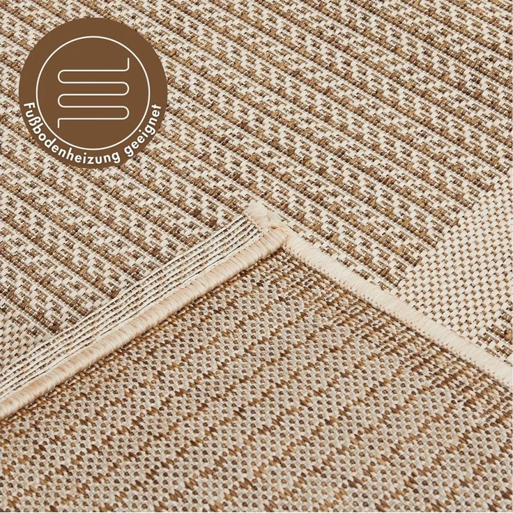 Andiamo Outdoorteppich Arizona beige, 67 x 140 cm – Bild 3