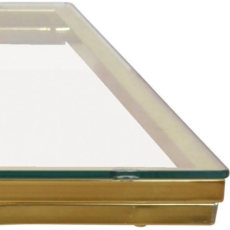 Home affaire Couchtisch TOPSELLER! (Glastisch, OTTOs Choice), Maße (B/T/H): (120/70/42), Gestell in Gold-Optik – Bild 3