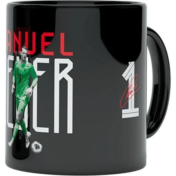 FC Bayern München Tasse FC Bayern München I Tasse Neuer 0,3 l I Schwarz, Keramik – Bild 2