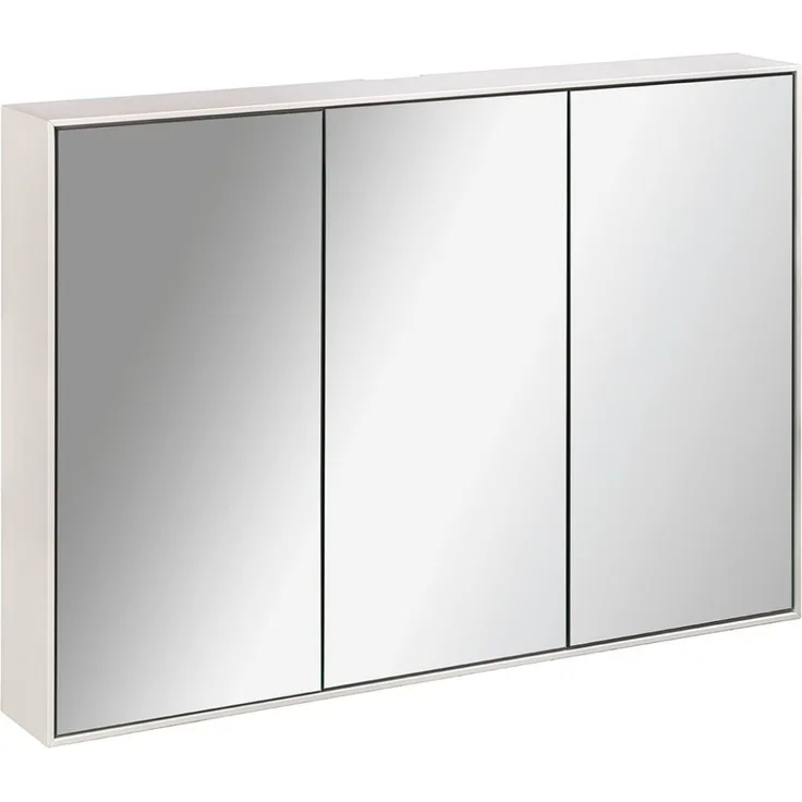 Lanzet Woodblock Spiegelschrank-Einbau W1 102cm weiß
