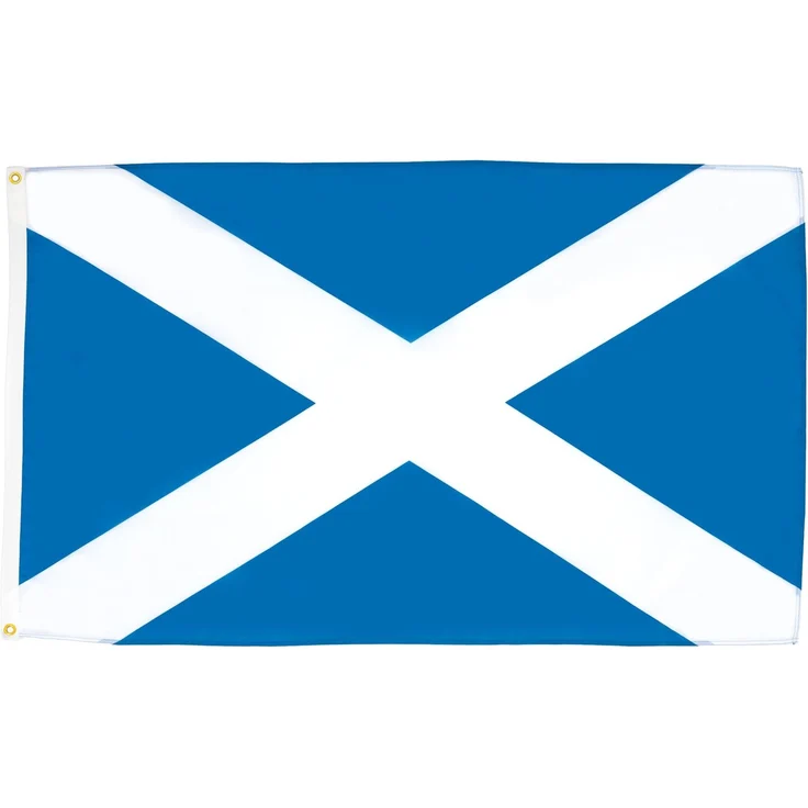 AZ FLAG - Flagge Schottland - 90x60 cm - Schottische Fahne 100% Polyester mit Messing-Ösen - 50g