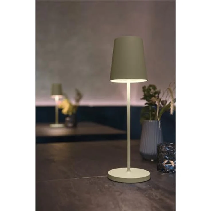 SLV VINOLINA TWO, Tischleuchte, Akku, IP65, 2200/2700/3000K, TOUCH, grün - Ambiente- Tisch- und Standleuchten – Bild 3