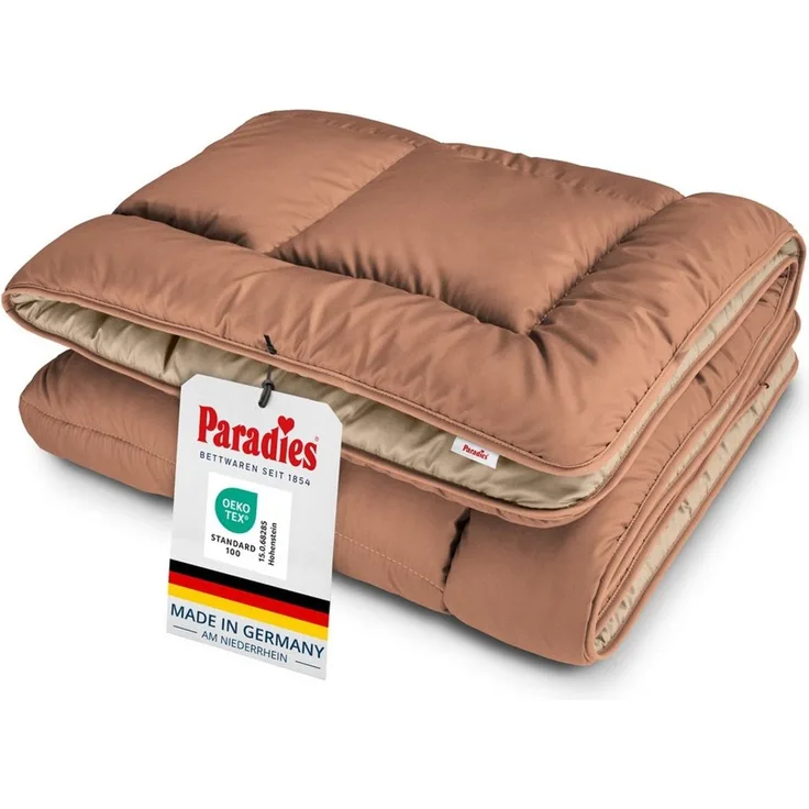 Paradies Microfaserbettdecke Sorelia, Bettdecke ohne Bezug nutzbar, Füllung: 100% Polyester, Bezug: 100% Polyester, Bettdecke mit integriertem Bezug, Zweifarbig