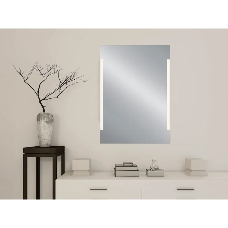 MIRRORS AND MORE 'Lucy' LED-Spiegel Spiegelglas, 15W, 1700lm, 4000K, IP20, 50x70cm