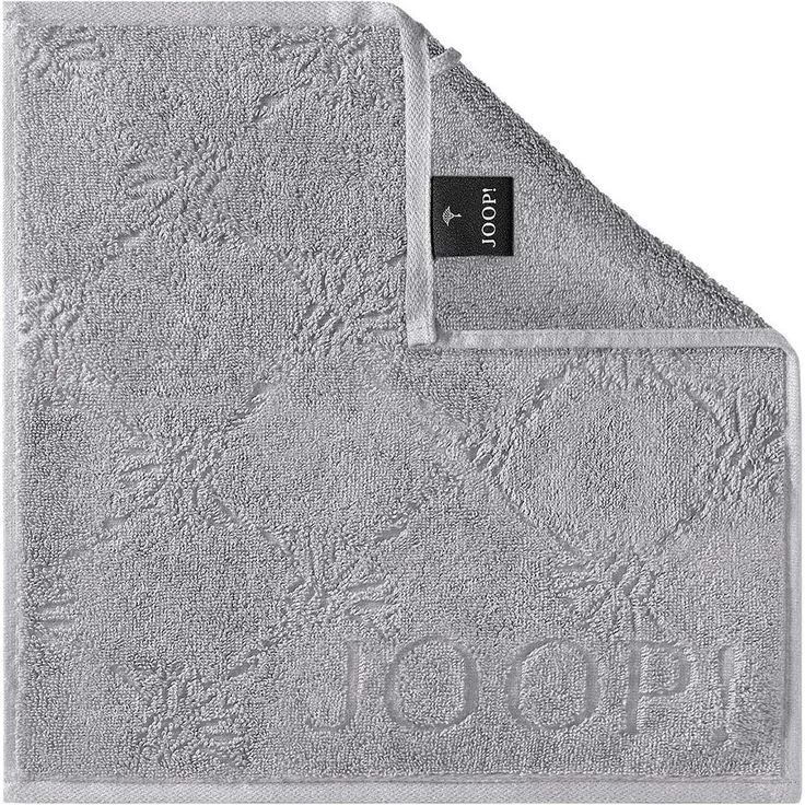 JOOP Uni Handtücher Cornflower|Seiftuch 30x30 cm| platin