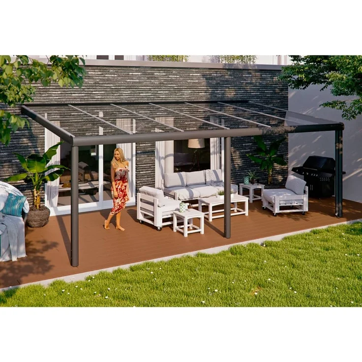 Skan Holz Aluminium Terrassenüberdachung Monza |